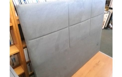 TETE DE LIT GRISE 140