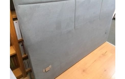 TETE DE LIT GRISE 140