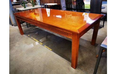 TABLE DE SALLE A MANGER MERISIER RECTANGULAIRE 240X110