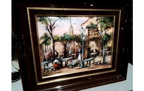 CADRE EMAILLE GM DECOR TERRASSE