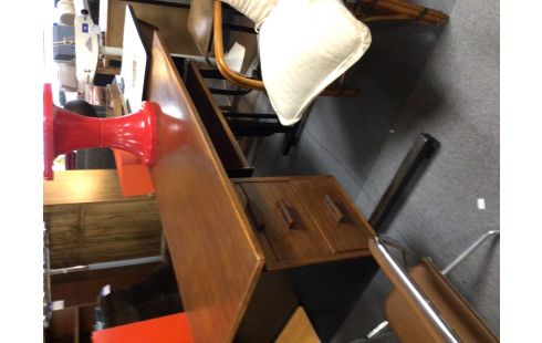 BUREAU VINTAGE METAL + TABLETTE