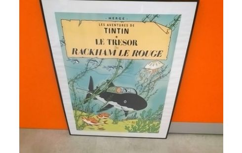 AFFICHE LE TRESOR DE RACKMAN LE ROUGE 69.5 X 49.5 CM