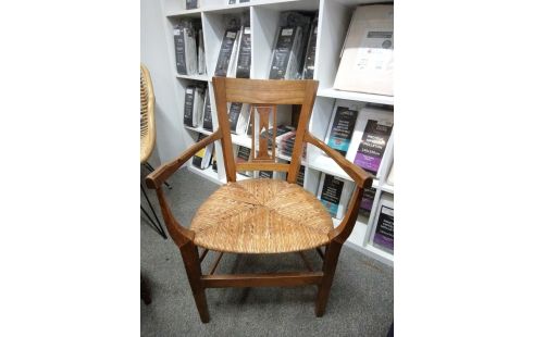 FAUTEUIL MERISIER PAILLÉ