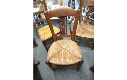 CHAISE MERISIER PAILLÉE