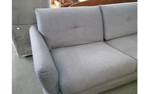 CANAPE CONVERTIBLE TISSU GRIS 3P (QLQS TACHES)