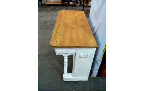 BEISTELLTISCH 2-T HOLZ WEIß KLAVIEROPTIK