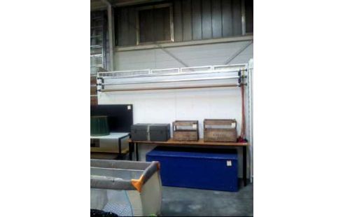 LEINWAND MANUELL WANDMONTAGE 3-TEILIG