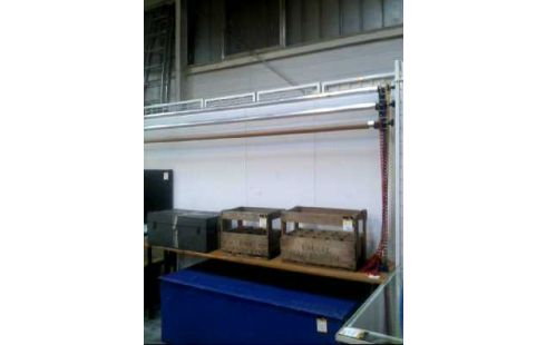 LEINWAND MANUELL WANDMONTAGE 3-TEILIG