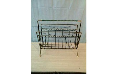 ZEITUNGSSTÄNDER MESSING MID-CENTURY