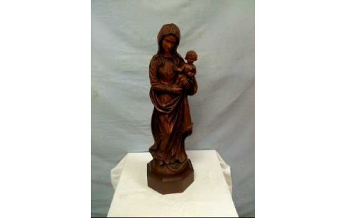 HOLZFIGUR MADONNA MIT KIND <KOZIOL>