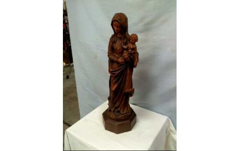 HOLZFIGUR MADONNA MIT KIND <KOZIOL>