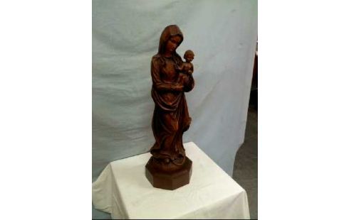 HOLZFIGUR MADONNA MIT KIND <KOZIOL>