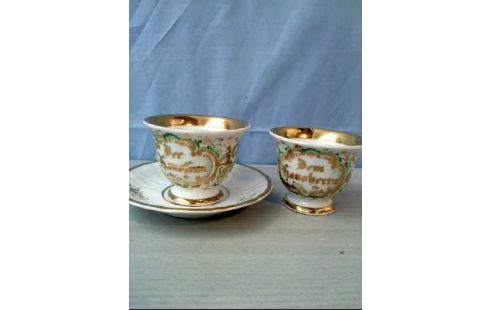 TASSE 3-TEILIG <KPM HAUSFRAU/HAUSHERR>