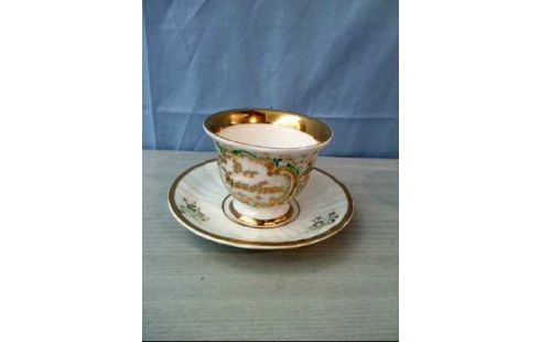 TASSE 3-TEILIG <KPM HAUSFRAU/HAUSHERR>