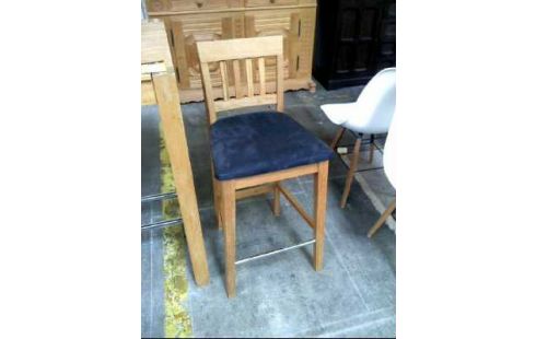 BARHOCKER HOLZ BEZUG SCHWARZ