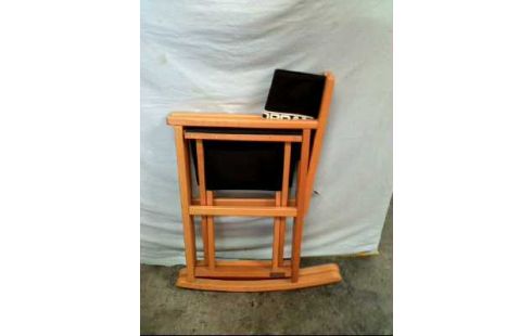 REGIESTUHL HOLZ STOFF SCHWARZ KLAPPBAR