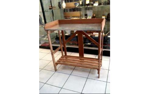 PFLANZTISCH HOLZ KLAPPBAR 3-TEILIG