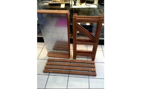 PFLANZTISCH HOLZ KLAPPBAR 3-TEILIG