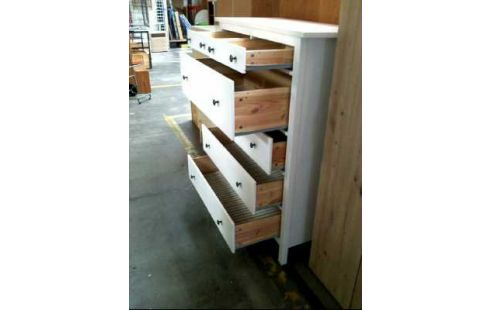 KOMMODE HOLZ WEIß 6-SCHUBLADEN