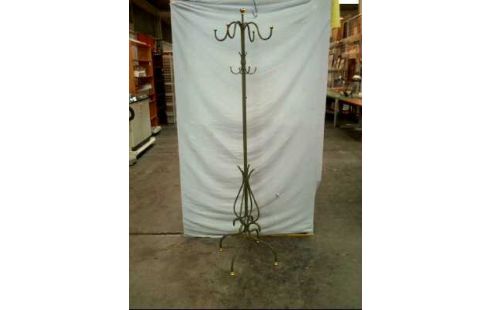 GARDEROBENSTÄNDER GRÜN GOLDF. VINTAGE