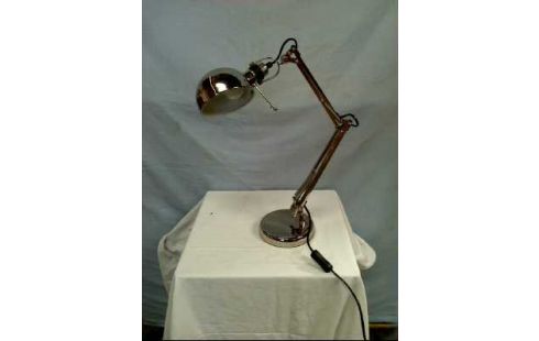 SCHREIBTISCHLAMPE CHROM VERSTELLBAR