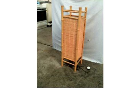 BODENLAMPE GEFLECHT HELL 1-LEUCHTE