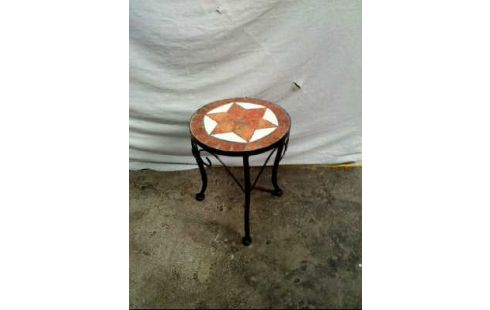 BLUMENHOCKER METALL SCHWARZ MOSAIK