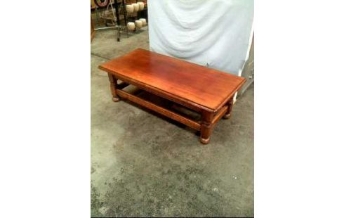 COUCHTISCH VINTAGE EICHE RECHTECKIG