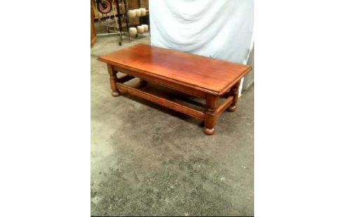 COUCHTISCH VINTAGE EICHE RECHTECKIG