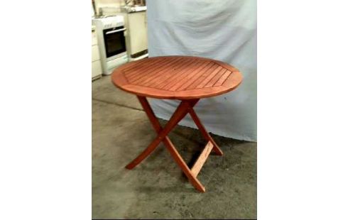 GARTENTISCH HOLZ KLAPPBAR RUND