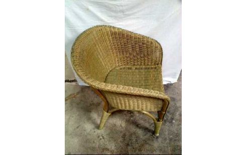 CHAUFFEUSE ROTIN VERT