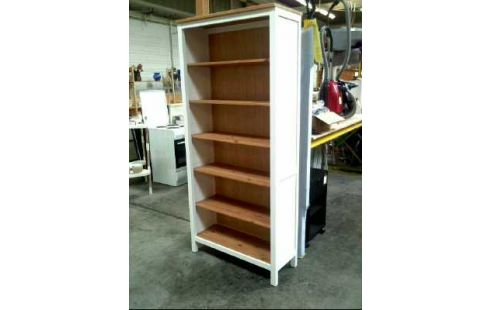 REGAL HOLZ WEIß 6-EBENEN