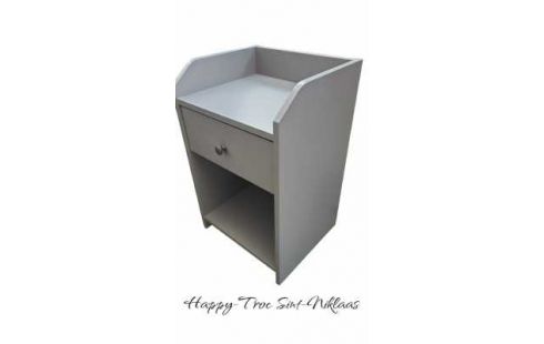 MUEBLE AUXILIAR IKEA GRIS 1 CAJÓN