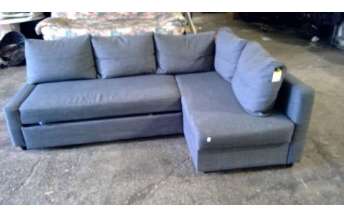 BETTSOFA STOFF GRAU IKEA