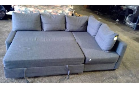 BETTSOFA STOFF GRAU IKEA