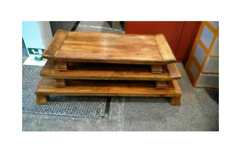 WOHNZIMMERTISCH DREIFACH STIL ASIATISCH