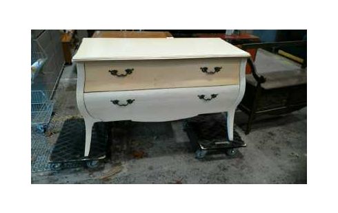 CÓMODA ESTILO LUIS XV BLANCO