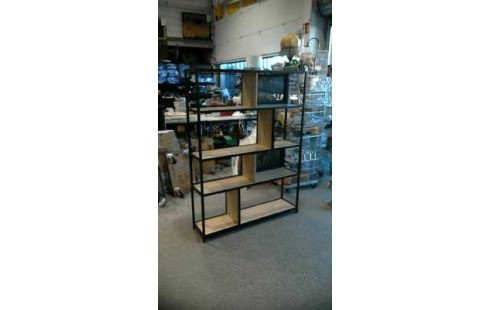 ESTANTE METAL, , MADERA