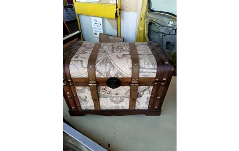 COFFRE DECO PLANISPHERE