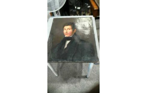 TOILE ANCIENNE PORTRAIT