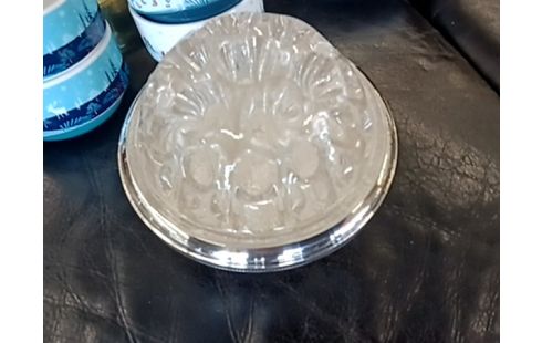 PIQUE FLEURS METAL ARGENTÉ