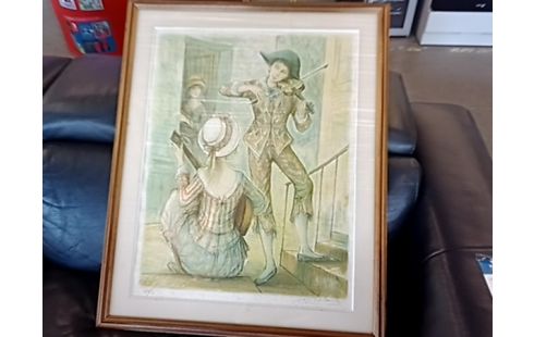 LITHOGRAPHIE JACQUE LALANDE