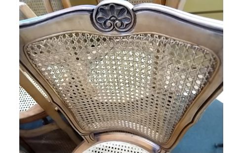 6 CHAISES STYLE LXV CANNEES