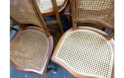 6 CHAISES STYLE LXV CANNEES