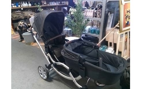 POUSSETTE DOUBLE ABC DESIGN AVEC NACELLES