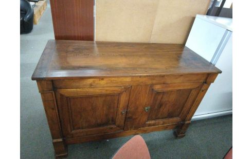 BAHUT BAS NOYER 2 PORTES