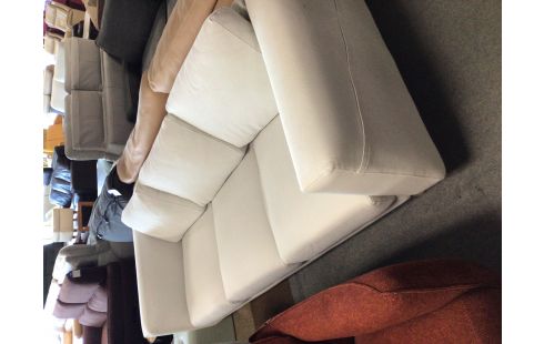 CANAPE 3 PLACES TISSU BEIGE