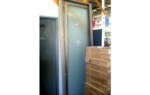 PUERTA ALUMINIO CRISTAL