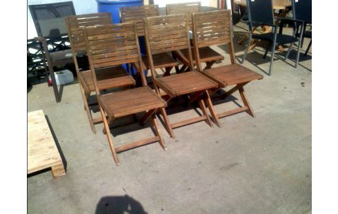 LOTE DE 6 SILLAS TEKA