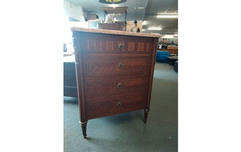 COMMODE STYLE LOUIS XVI MARQUETERIE